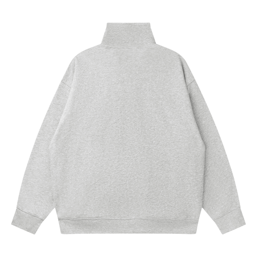 Quarter-Zip Drop Shoulder Sweatshirt